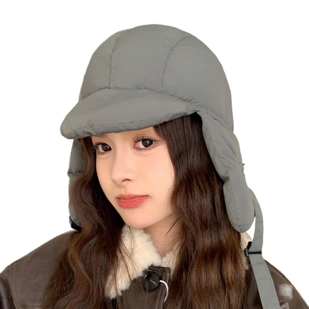 Casquette d'aviateur contre le froid pour femme ski et chasse