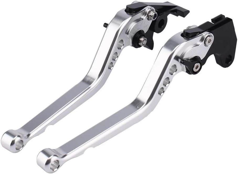 KSHSAA Adjustable Motorcycle Brake Clutch Levers for Kawasaki VN1600 Mean Streak 2004 2005 2006 CNC Lever (Color : Black)