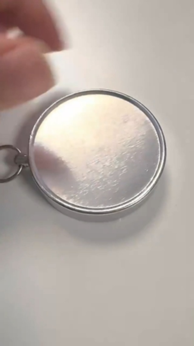Boussole De Poche Portable En Aluminium 45mm - Cadran Blanc Haute Précision Pour Randonnée, Camping Et Survie En Plein Air