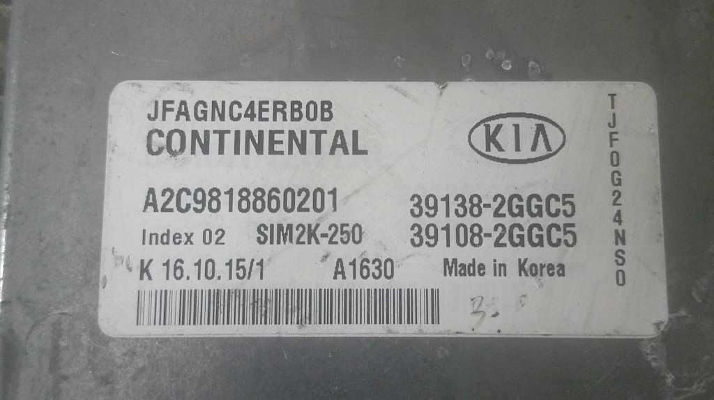 Engine ECM Control Module 2.4L Fits 16-18 Compatible with Optima 39108-2GGC5 391082GGC5