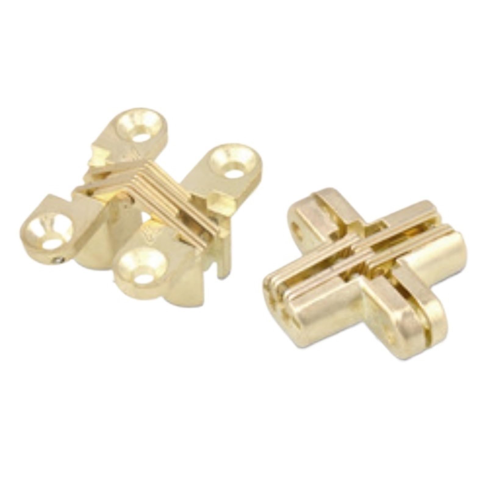 Kdhcvkz 1 Set 1/2Pcs Door Hinge Furniture Invisible Door Hinge For Folding Table(1 Set)