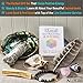 Aura Chakra Smudging Kit - White Sage Smudge Sticks, Palo Santo, Amethyst, Rose Quartz, Abalone Shell, Stand & Chakra Bracelet