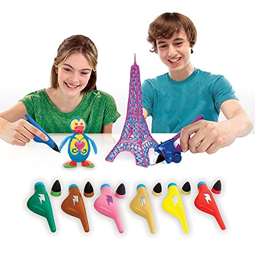 Miniatura 3 de Ido3d Ultra - Juego De 8 Bolígrafos - Animales Del Zoológico Y Lugares De Interés, Crea Artes Y Manualidades 3d, Suministros De Dibujo Y Pintura
