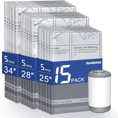 Fantictas Travel Vacuum Bags with Rechargeable Pump