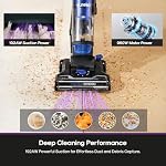 Eureka Powerful Bagless Upright Vacuum Cleaners for Home Pets, Lightweight Household Vacuum Cleaner for Carpet and Hard Floor, PowerSpeed NEU280 with Pet Turbo Brush, Blue