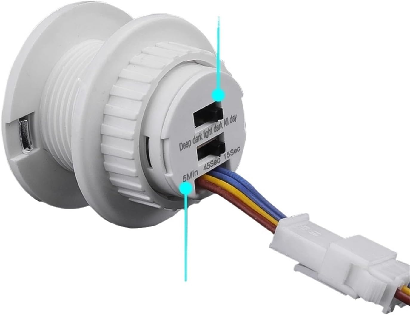 1/5pcs DC5V 12V 24V PIR Motion Sensor Light Switch 220V 110V Time Delay/Mode Adjust Infrared Human Body Motion Detector Auto Control(85-265 no Adjustable,5pcs)