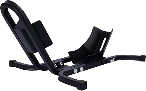 Miniatura 9 de nifoti Soporte ajustable para rueda de motocicleta, capacidad de 1200 libras, soporte de motocicleta resistente, calzo de neumáticos, remolque de