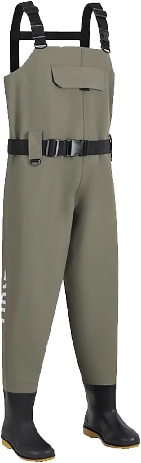 Outdoor Fishing Hip Waders Pants, Men's and Women's Hunting Boots, Adjustable Waist and Shoulder Straps