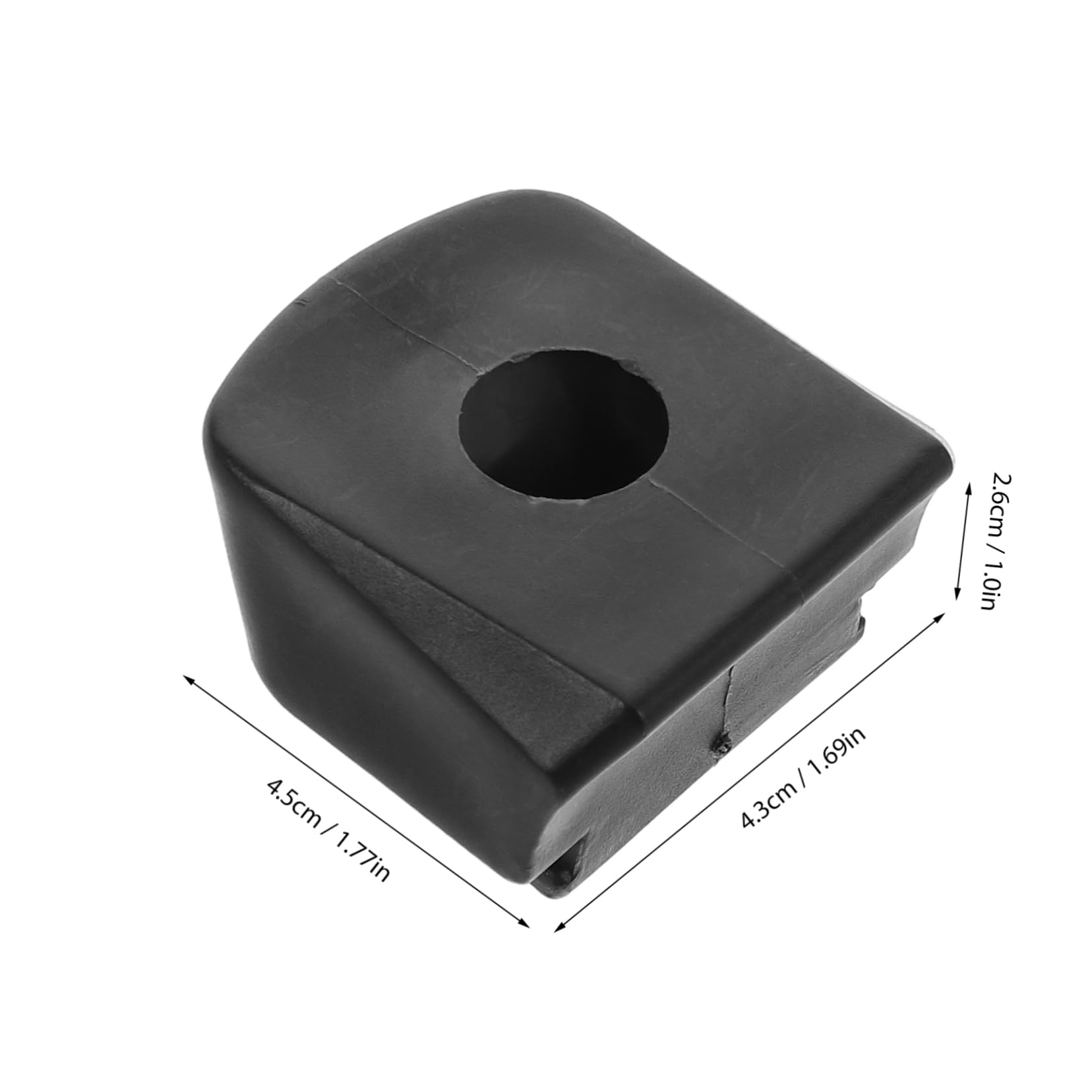 Toyvian Roller Skates Brake Stopper Inline Skate Replacement Compact Toe Stops Robust Rubber Construction