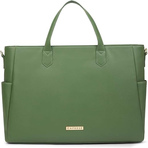 Caprese Bow 15.6 Inch Large Laptop Bag for Women with Adjustable &amp; Detachable Straps | Stylish, Durable, and Spacious with...