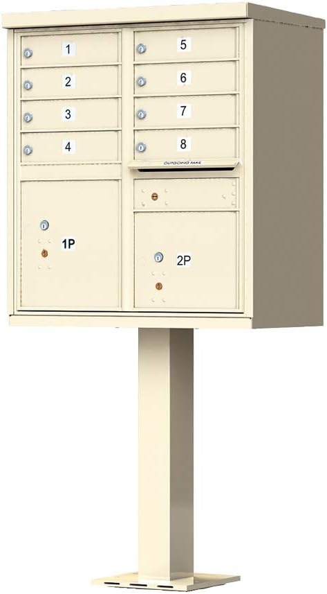 1570 Horizontal USPS Cluster Box Unit Finish: Sandstone Pebble