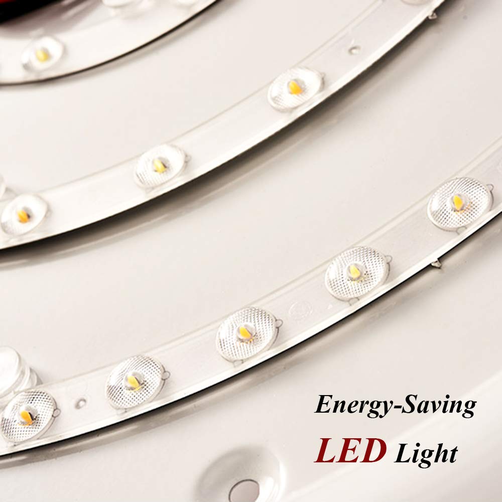Lámpara de techo empotrada Moderna de lujo, accesorio de iluminación de Metal para comedor, Sala de estar, dormitorio, pasillo, Luz LED Redonda de Cristal Blanco A, diámetro de 42