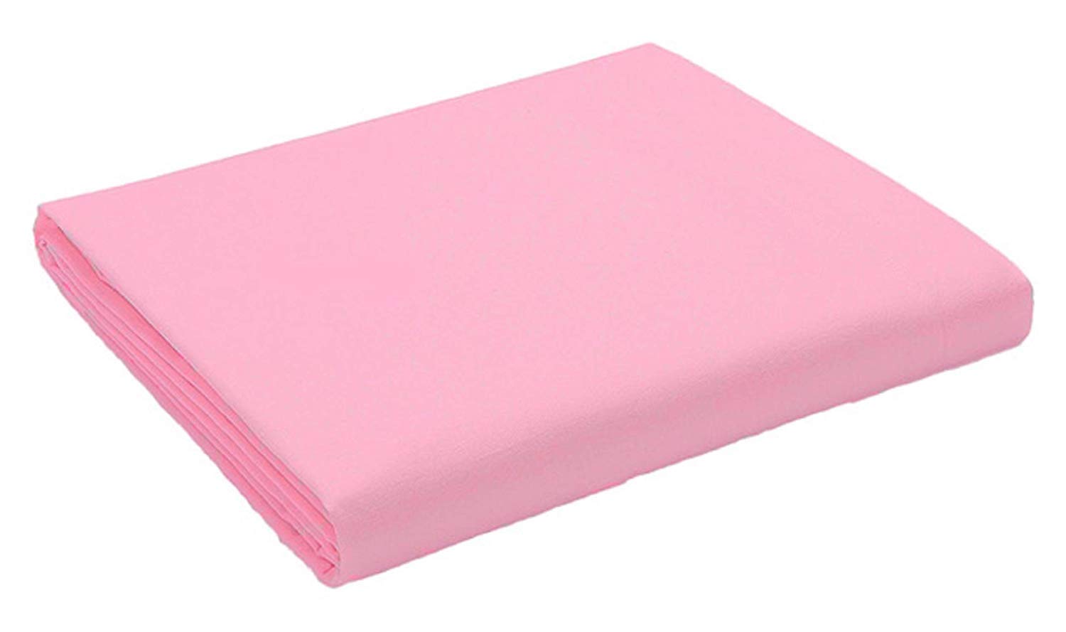 Dulce Lino100% Egyptian Cotton Flat Sheet All UK Sizes Or Pillow Pair Cases 200 Thread Count (Pink, King)