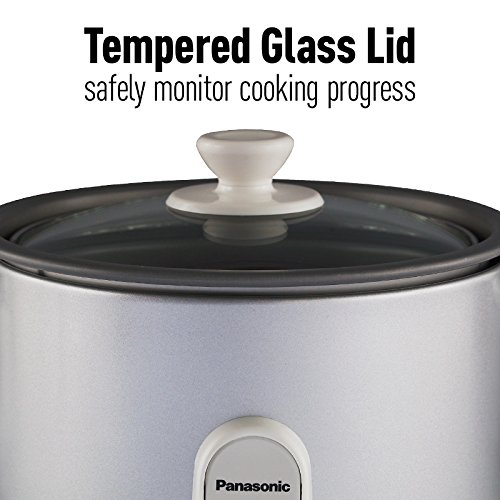 Panasonic Rice Cooker, Steamer & Multi-Cooker, 3-Cups (Cooked), 1.5-Cups (Uncooked), Sr-3Nal – Silver #TOP3