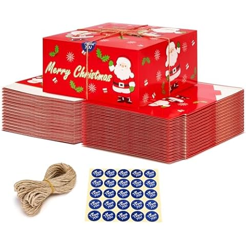 Switory 15Pcs Christmas Gift Boxes with Lids Cover