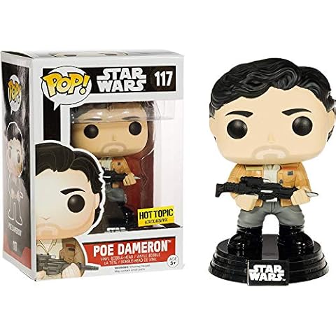 Funko Poe Dameron Pop Vinyl Figure with Protector Cover
