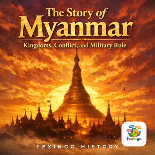 The Story of Myanmar: Kingdoms, Conflict, and Military Rule &mdash; Fexingo History copertina