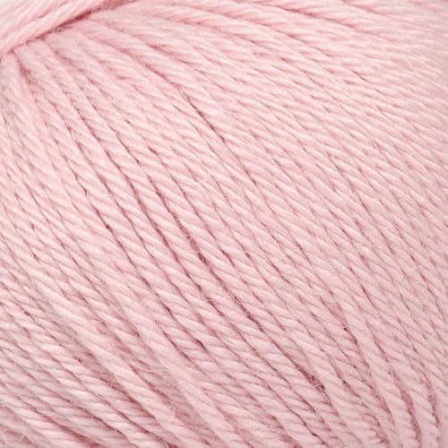 100% Baby Alpaca Yarn Wool Set of 3 Skeins (150 Grams) DK Weight - Made in Peru - Heavenly Soft and Perfect for Knitting and Crocheting (Baby Pink, DK)