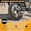 MOVCAN Electric Bike for Adults 1000W Motor(Peak 1500W),48V/15.6AH,Up to 28MPH & 70 Miles,20" Fat Tire Ebike,7 Speed Gear Full Suspension for Off-Road Dirt Electric Bicycle E-Bike Electric Moped Bike #1
