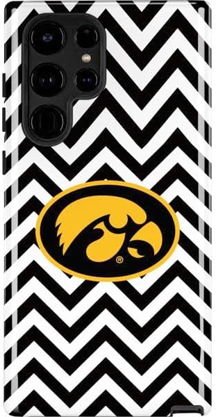 Skinit Impact Phone Case Compatible with Galaxy S25 Ultra - Officially Licensed University of Iowa Hawkeyes Distressed Logo Design