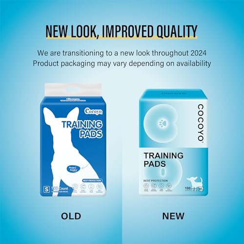 Image of COCOYO Best Value Training Pads 100 Count 13 inch by 17.7 inch| Dog Pee Pads | Super Absorbent Puppy Pads,Blue