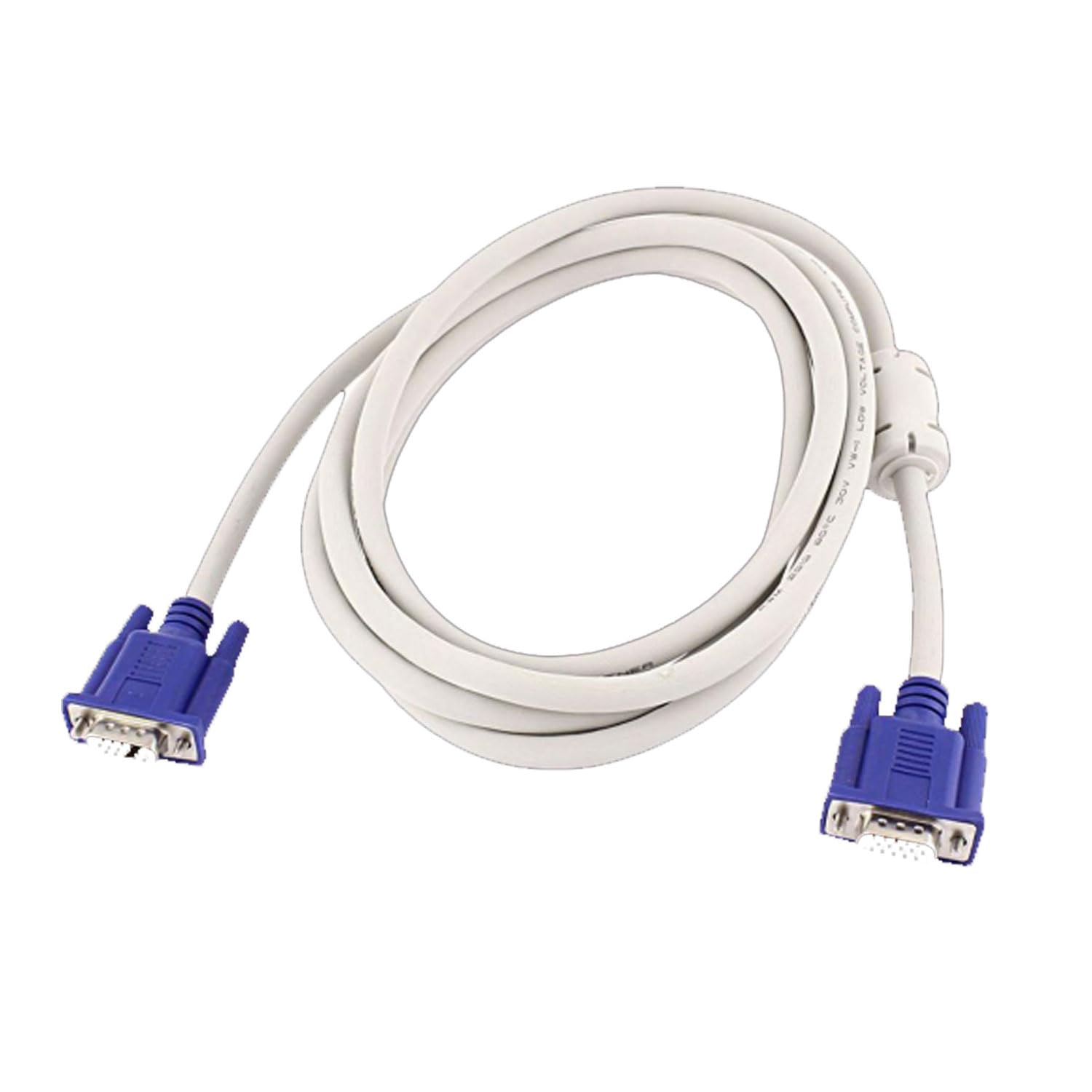 TONGSIN Male To Male Vga Cable 5 Meter, Support Pc/Monitor/Lcd/Led, Plasma, Projector, Tft. Vga To Vga Converter Adapter Cable For Laptop, White (B0CF2FB1WN) Amazon Price History, Amazon Price Tracker