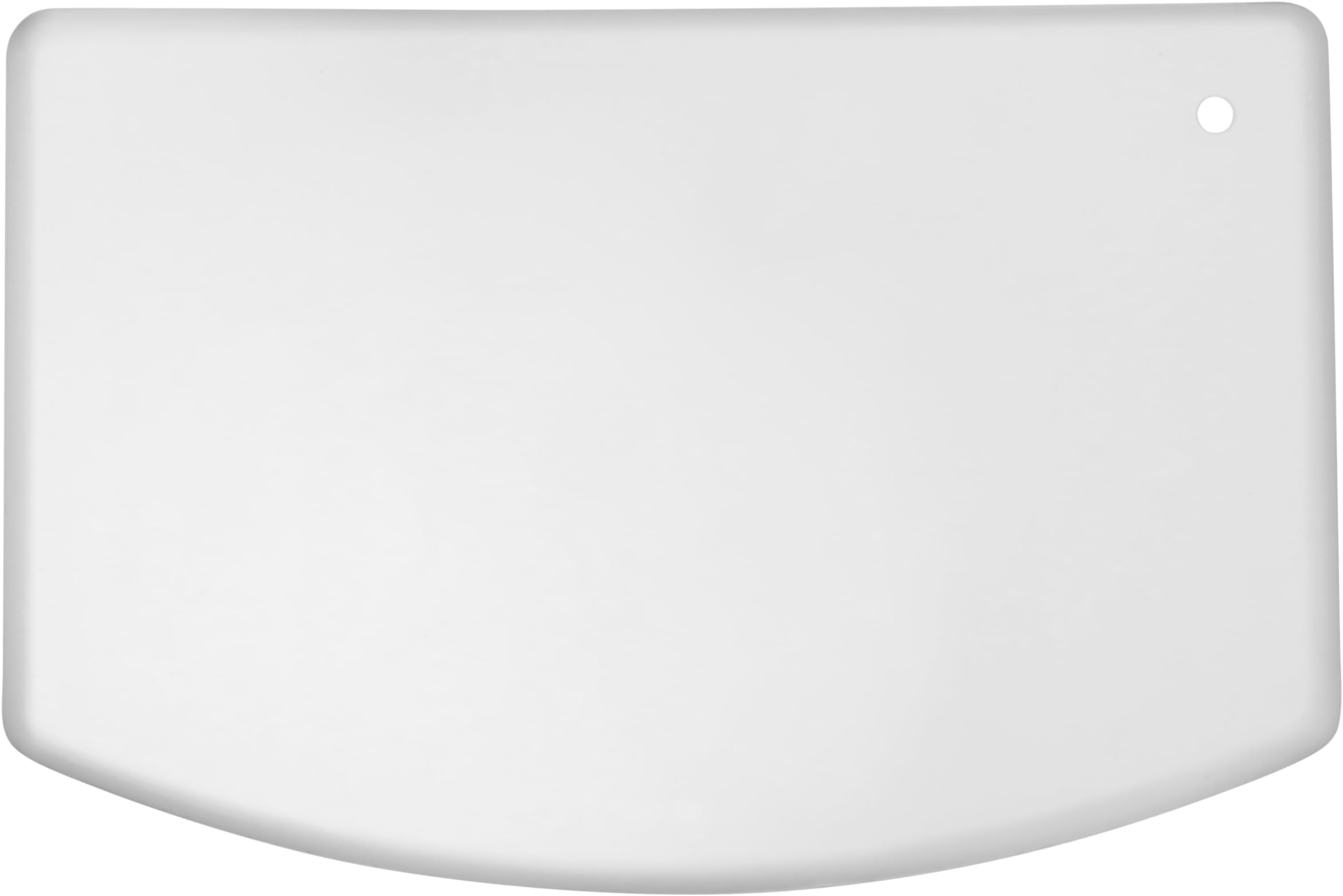 New Star Foodservice Plastic Bowl and Dough Scraper 3.75" x 5.75", White