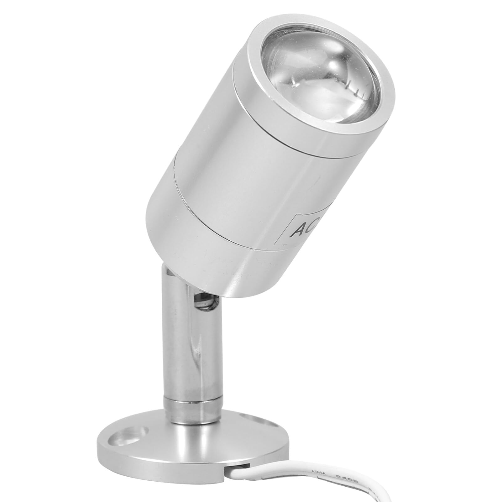 3W 6500K Jewelry Display Cabinet Mini Spotlight: LED Rotatable Jewelry Spotlight - Jewelry Showcase Display Lighting White Light Silver