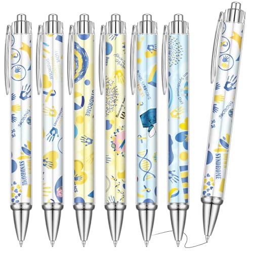 Humyoun 24 Pcs Down Syndrome Awareness Gifts Pens Bulk