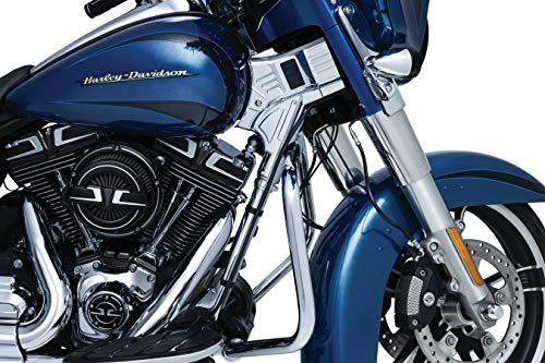 Kuryakyn Deluxe Neck Covers for \'14-\'19 Touring, Chrome