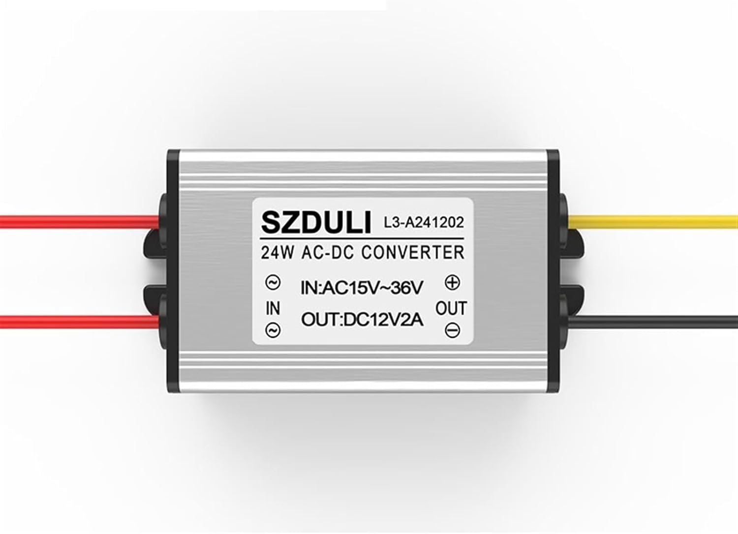 AC24V to DC12V AC to DC Buck Power Converter AC15~36V to DC12V Transformer Module (Color : AC24V to DC12V 1A, Size : AC15-36V_DC12V)