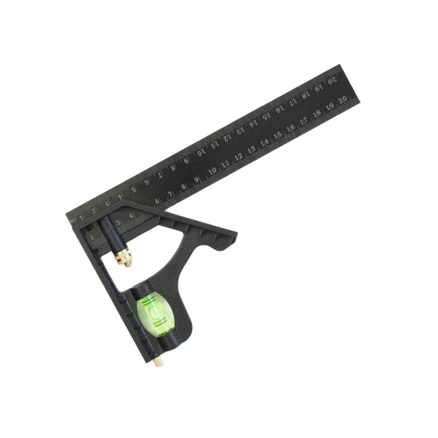 CLUB BOLLYWOOD® Adjustable Carpenters Square with Horizontal Bubbles Right Protractor Square 20cm|Tools |Measuring Tapes & Rulers|Measuring Tapes & Rulers|1 Combination Right Angle Ruler