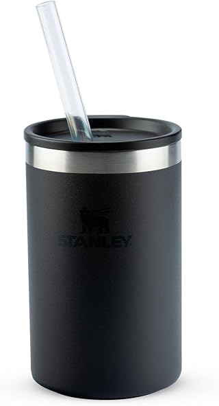 Stanley Copo Térmico 3 em 1 com Tampa e Canudo Black 296ml