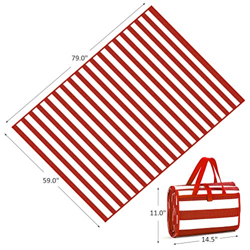 Reversible Mats - Indoor/Outdoor Plastic Straw Rugs, Modern Outdoor Area Rug for Patios Clearance, Outside Mat for RV Camping, Picnic, Beach, Backyard, Deck, Trailer (5' x 6.5') - Image 2