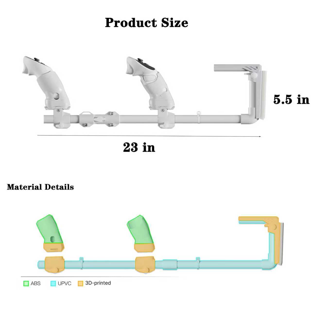 Amazon.com: Moginno G3 VR Gun Stock Compatible with Meta/Oculus