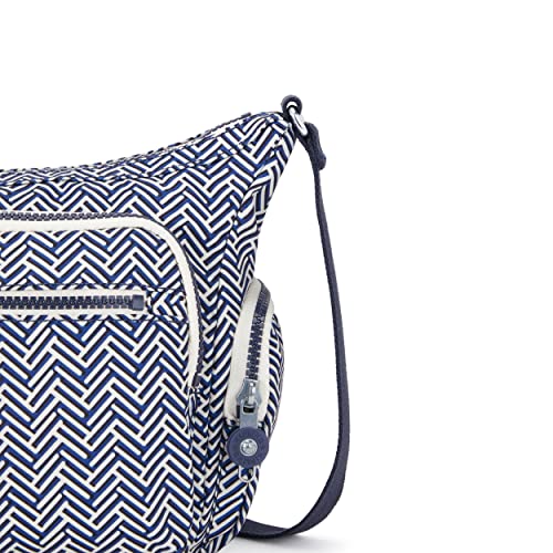 Kipling Bolsa feminina Gabbie pequena transversal leve, bolsa de ombro casual, Chevron urbano, Chevr