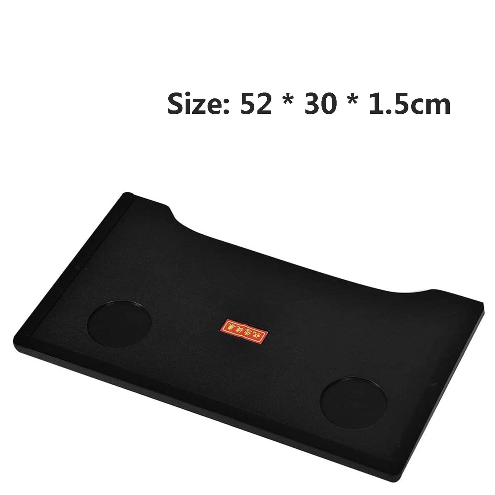 RAAMKA Wheelchair Lap Tray Table with 2 Cup Holders, Detachable Universal Fit Wheelchair Desk Lap Board, Plastic Wheelchair Tray for Eating Reading Playing