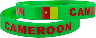 Evankin Country Flag Unisex Silicone Bracelet Rubber Sports Fashion Wristband