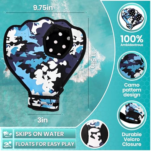 image for FUTESI Water Baseball Ball and Gloves Set for Pool & Beach Games-for B
