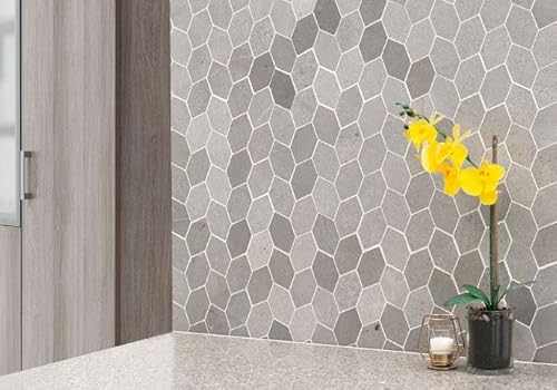 Lilly Pad 12X12 Honed Limestone Mosaic, 9.8Sft/Case, (10Pcs) #TOP4