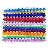 Assorted Dental Ligature Elastic Rubber Ties Orthodontic Bands for Braces Brackets (MIXED COLOR)