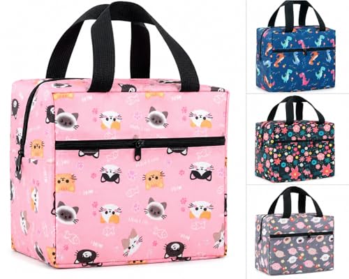Image of Toy Imagine Insulated Lunch Bag for Kids, Women & Office | Stylish Thermal Tiffin Bag, Lunchbox Carry Bag for School, College & Work | Small & Compact Food Storage Bag Leak-Proof (Assorted)