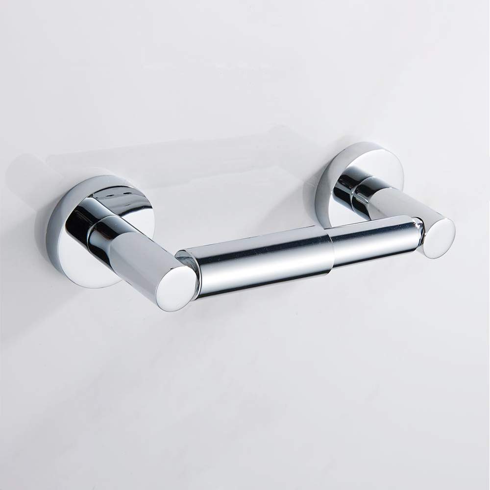 Toilet Roll Paper Holder Stainless Steel Wall Mounted Chrome Toilet Tissue Holder Bathroom Storage Traditional Pivot Towel Dispenser Bathroom Paper Tissue Storage Dispenser