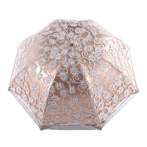 Parapluie pliable en dentelle élégant pour sublimer vos cérémonies et balades au soleil