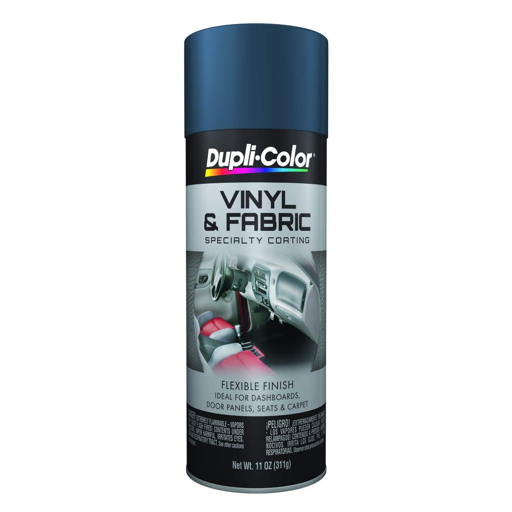 Dupli-Color (HVP112-6 PK Medium Blue Vinyl and Fabric Coating - 11 oz. Aerosol, (Case of 6)