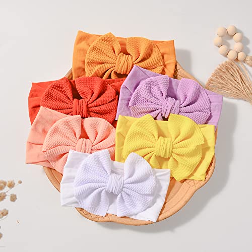 Prohouse 12 Pcs Baby Nylon Headbands Hairbands Hair Bow Elastics For Baby Girls Newborn Infant Toddlers Kids #TOP5