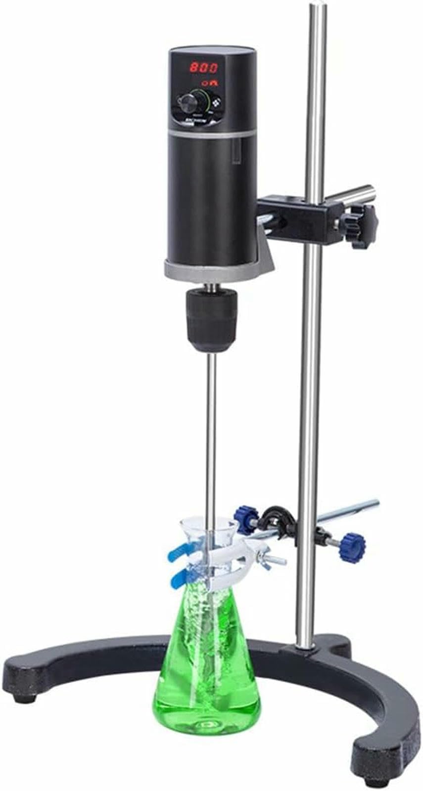 Agitador De Velocidad Reguladora De Laboratorio, Mezclador Eléctrico De Velocidad Constante Con Pantalla Digital LCD, Mezclador Vertical De Precisión Superior, Velocidad De Rotación 100-2000 Rpm