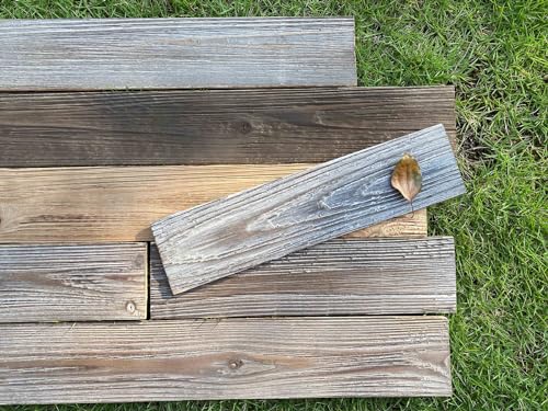 Paneles de madera autoadhesivos de madera real en tablones macizos para decoracion de paredes 7
