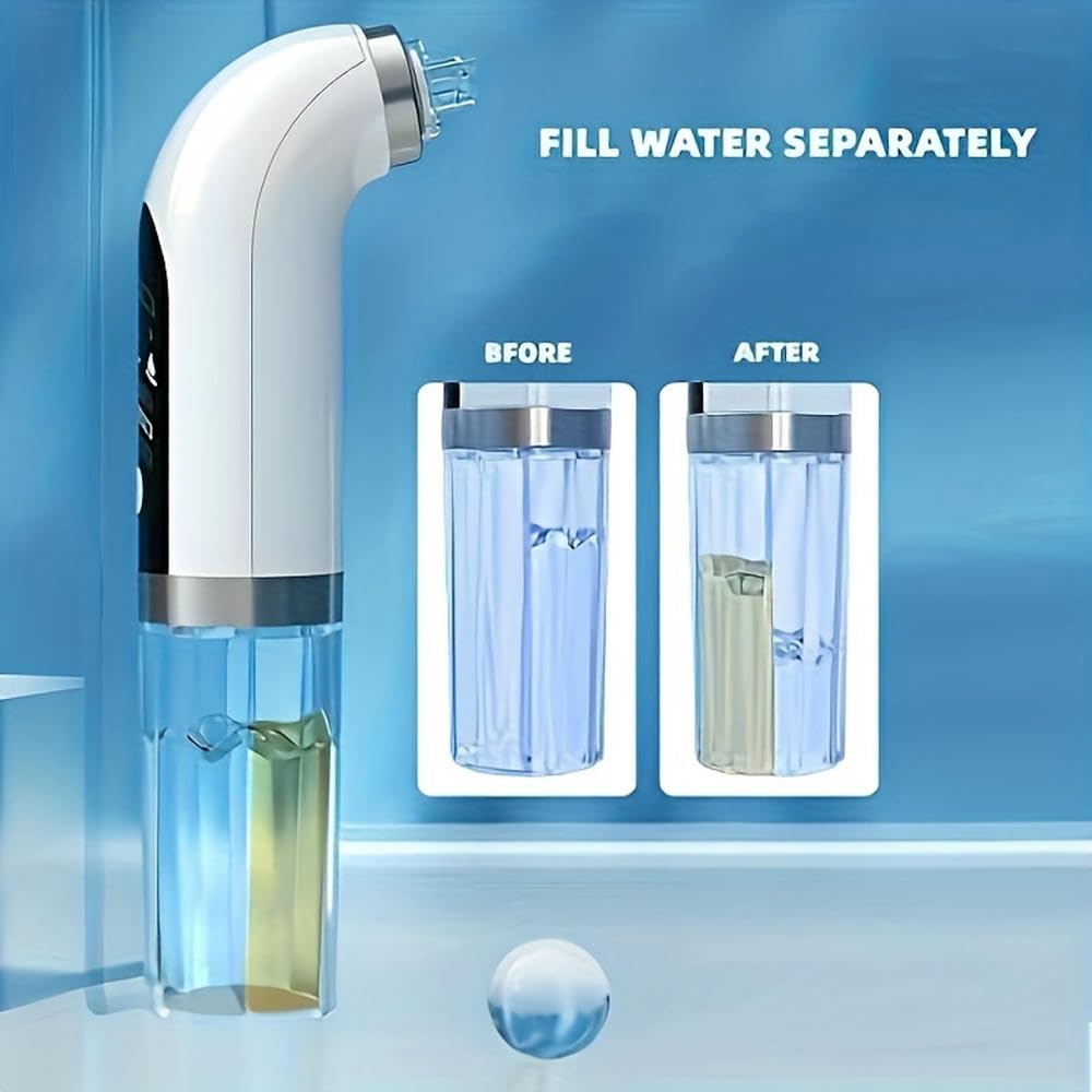NYSDM 6 Testina Pore Cleaner Estrattore Elettrico Aspirazione Punti Neri Aspirapolvere Elettrico Acne Cleaner Punti Neri Aspirapolvere