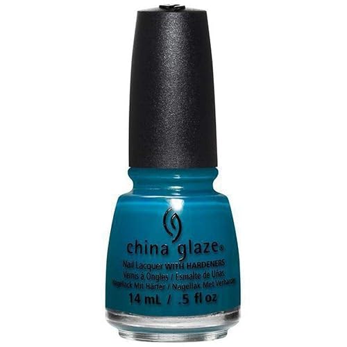 China Glaze Nail Polish, Jagged Little Teal 1471